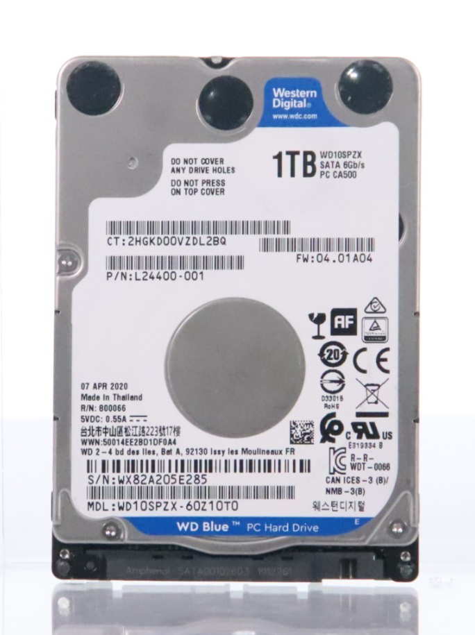 Western Digital 1TB WD Blue 2.5" SATA Laptop Hard Drive WD10SPZX-60Z10T0 HDD