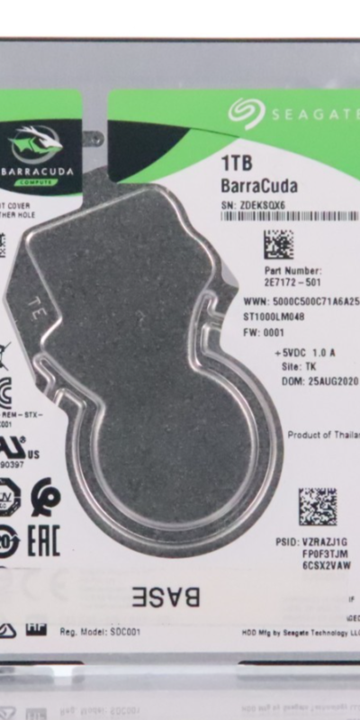 Seagate BarraCuda ST1000LM048 1TB 5400RPM Laptop 2.5" SATA Hard Drive - HD619A