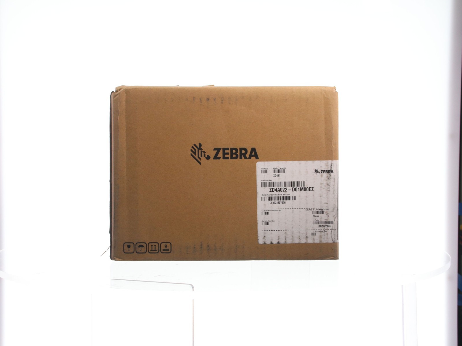 Zebra ZD4A022-D01M00EZ Barcode Label Printer ZD411d 203 dpi USB & USB Host