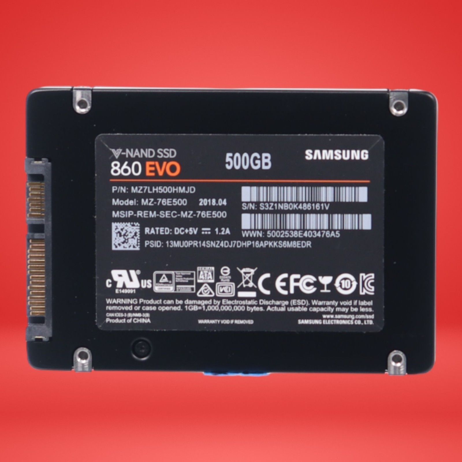 Samsung 860 EVO 500GB SATA III V-nand SSD MZ-76E500 - Image 5