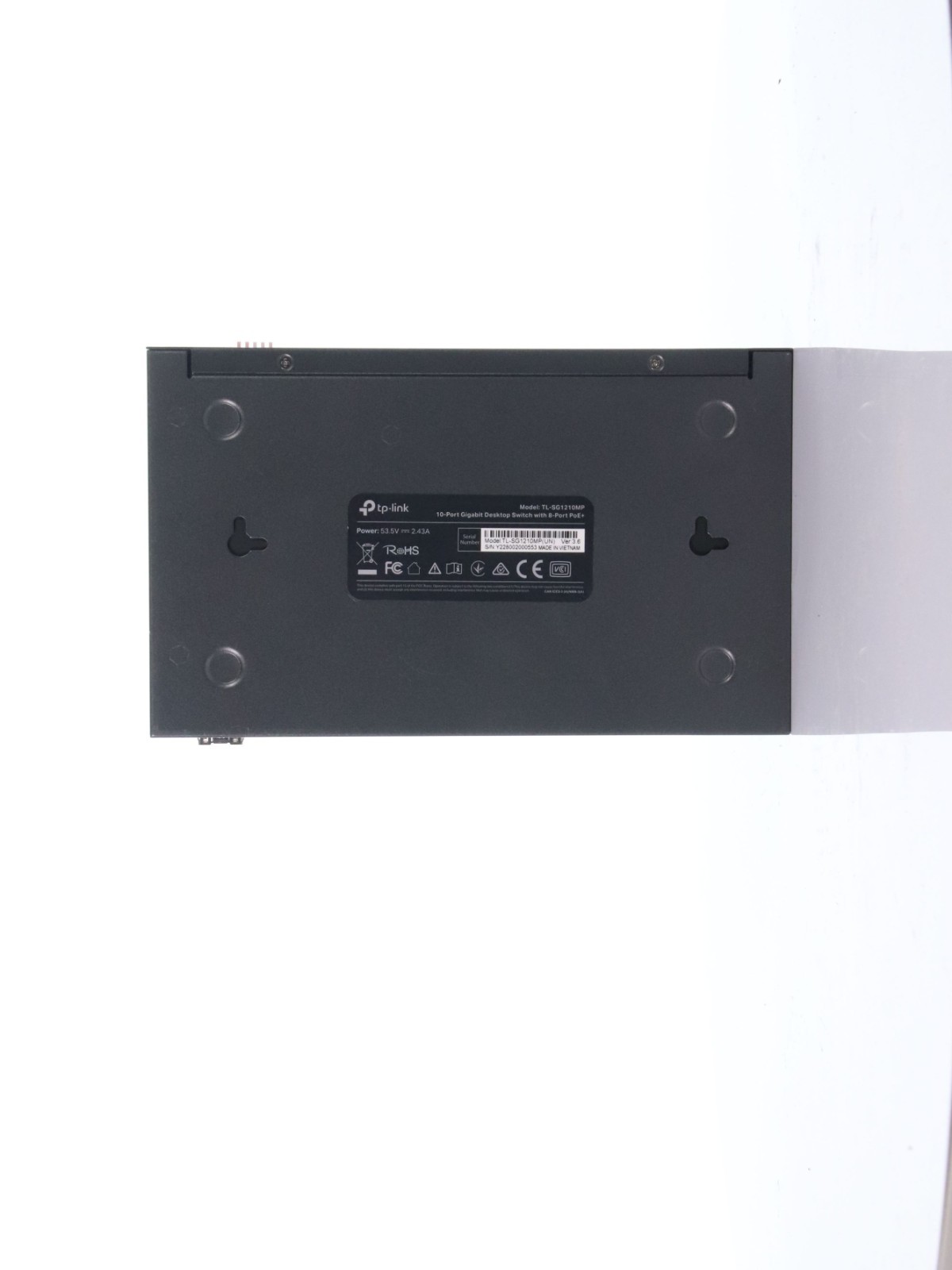 TP-Link TL-SG1210MP V3 Switch Unmanaged PoE+ Switch 10/100/1000Mbps - Image 8