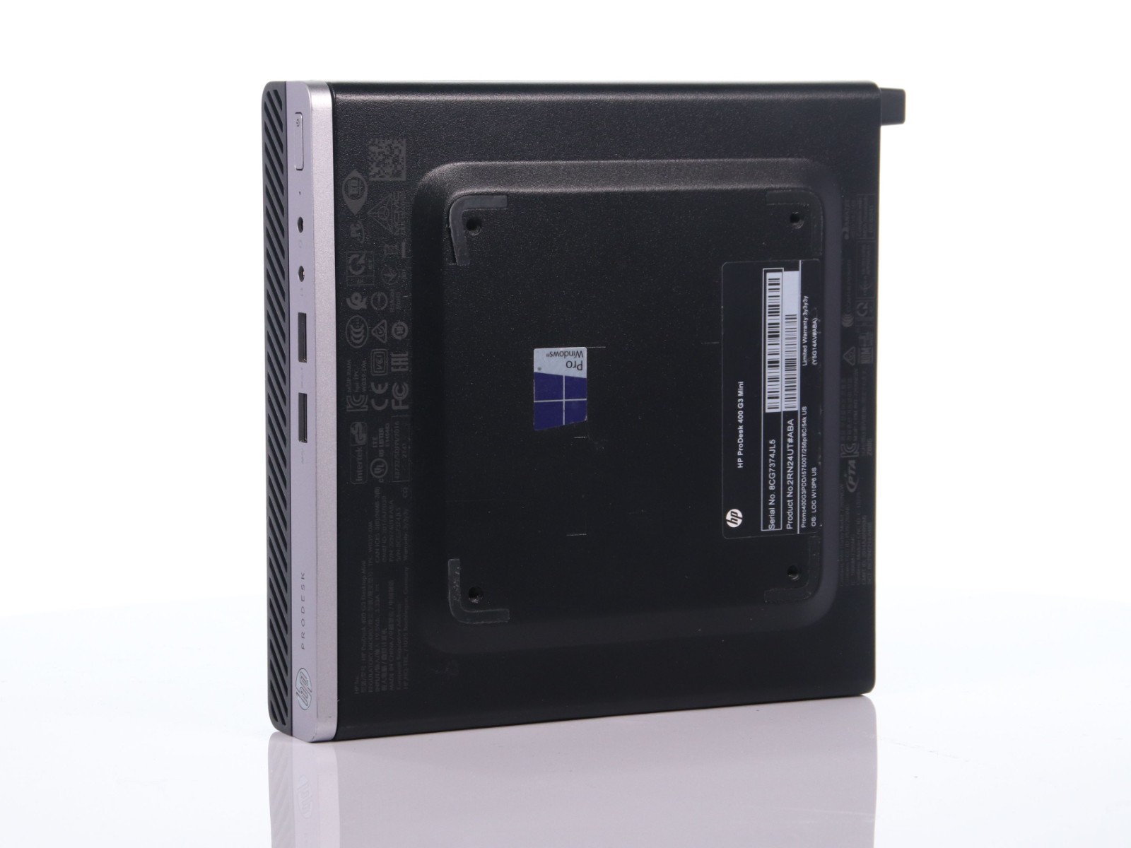 HP ProDesk 400 G3 Mini PC Core i5-7500T 16GB RAM 256GB SSD Win11P W/ AC Adapter - Image 3