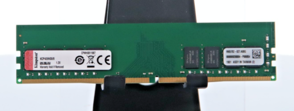 Kingston 8GB 1Rx8 PC4-21300 DDR4-2666MHz Non-ECC Unbuffered RAM P/N: KCP426NS8/8