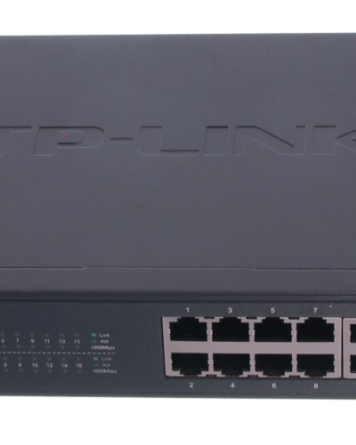 TP-Link TL-SG1016D 16-Port Gigabit Ethernet Switch w/ AC Adapter