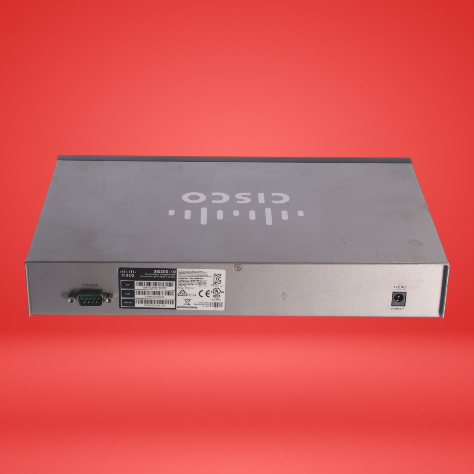 Cisco SG300-10 8-port Managed L3 Gigabit Switch with 2x1G SFP (SRW2008) - Image 2