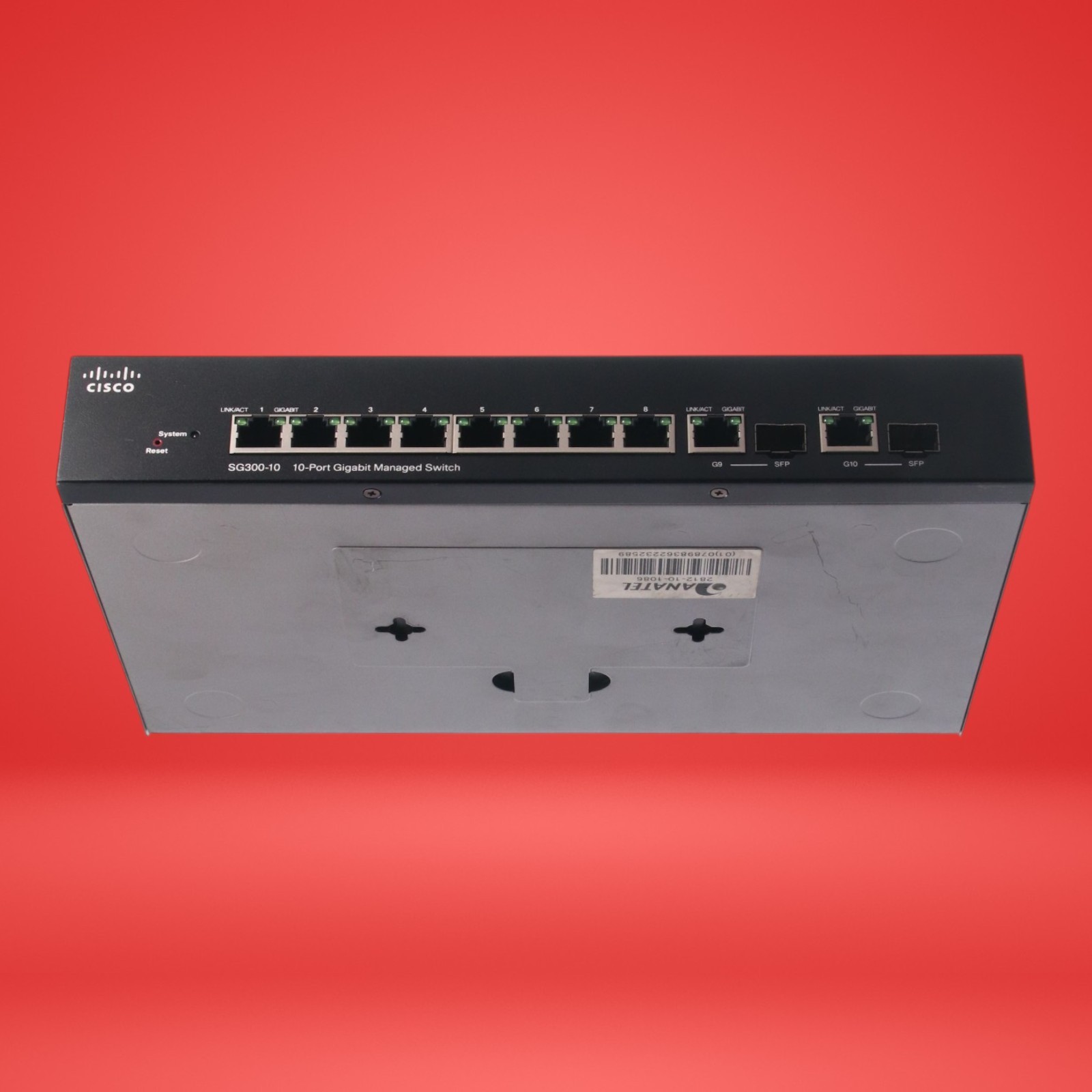 Cisco SG300-10 8-port Managed L3 Gigabit Switch with 2x1G SFP (SRW2008) - Image 5