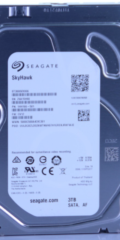 Seagate SkyHawk 3TB SATA Internal 3.5" HDD - ST3000VX006 - 1HH166-501