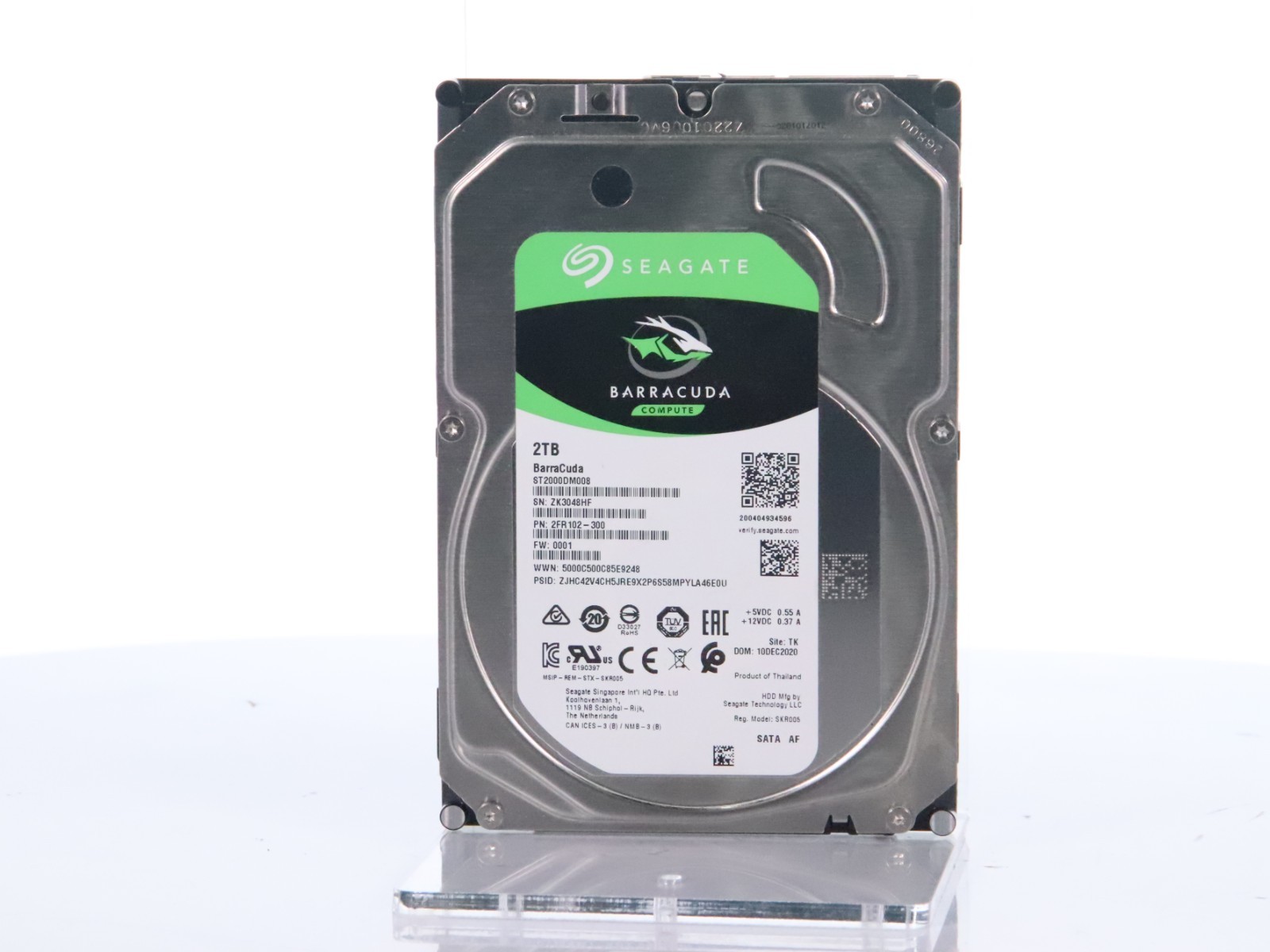 Seagate Barracuda Compute Hard Drive 2TB ST2000DM008 Cache 256MB 7200RPM