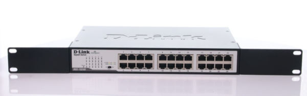 D-Link DGS-1024D 24-Port Gigabit Ethernet Switch w/ Rack Mounts No AC