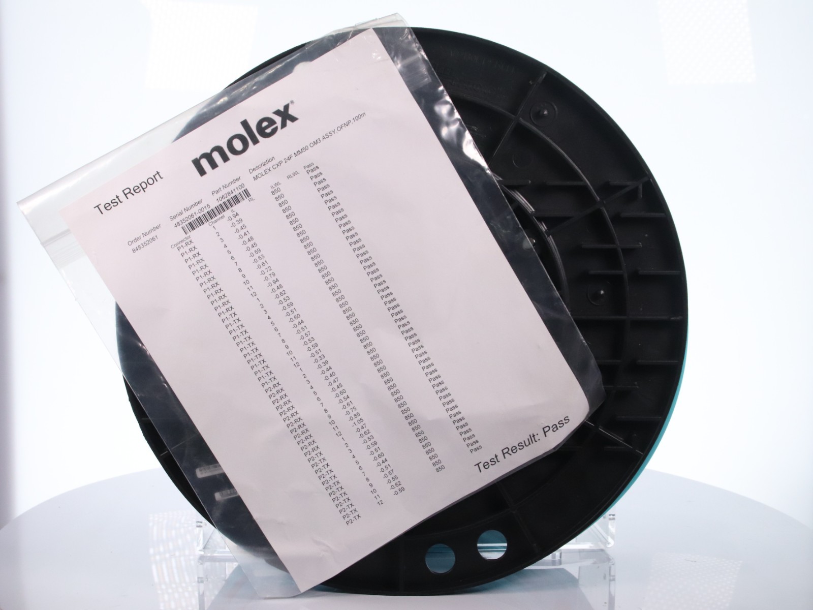 Molex Optical Fibre CXP 24F MM50 OM3 OFNP 100M 1062841100 - Image 14