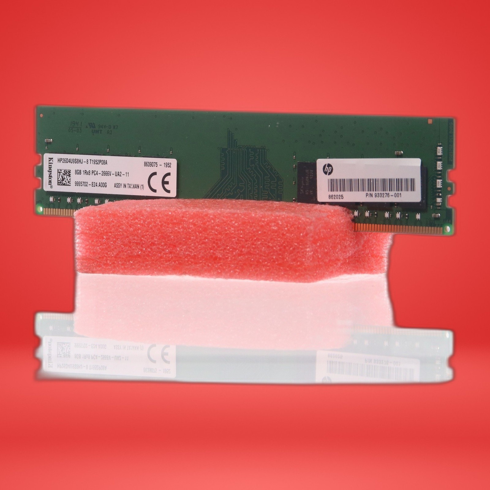 Kingston 8GB PC4-21300 DDR4-2666MHz 288-Pin Desktop RAM Module HP26D4U9S8HJ-8 - Image 2