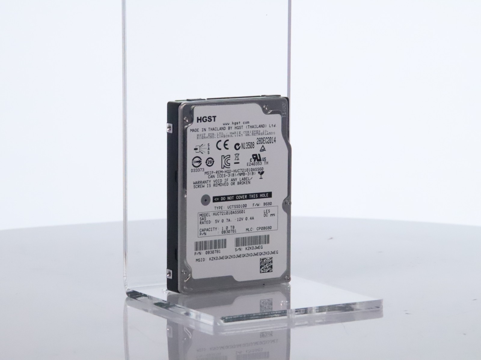 Lot of 2 HGST HUC721010ASS601 1TB 7200RPM 2.5" SAS 6Gb/s Server HDD - Image 12