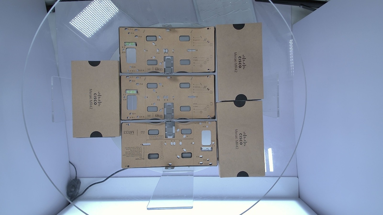 LOT OF 3 Cisco Meraki MA-MNT-MR-8 Mounting Kit for MR33 Series Access Point - Image 14