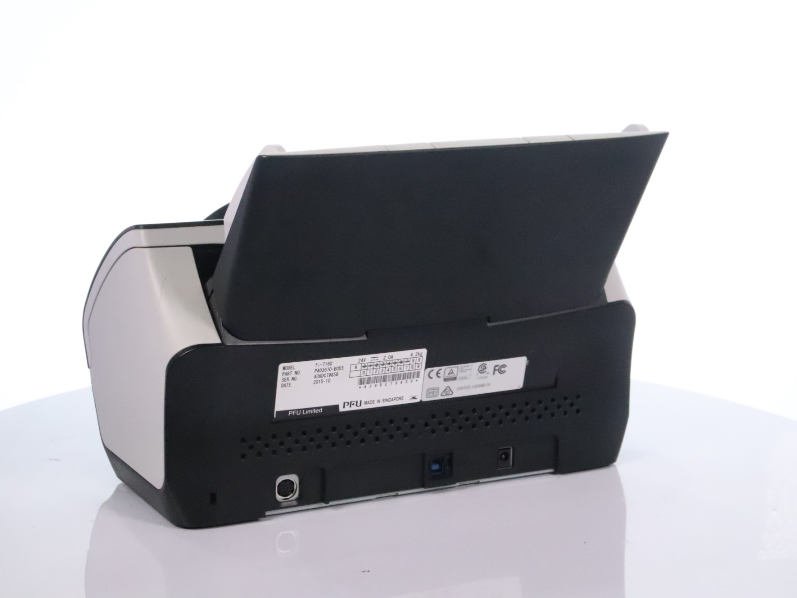Fujitsu Fi-7160 Duplex Color Document Scanner PA03670-B055 NO AC Scans: 11K - Image 6