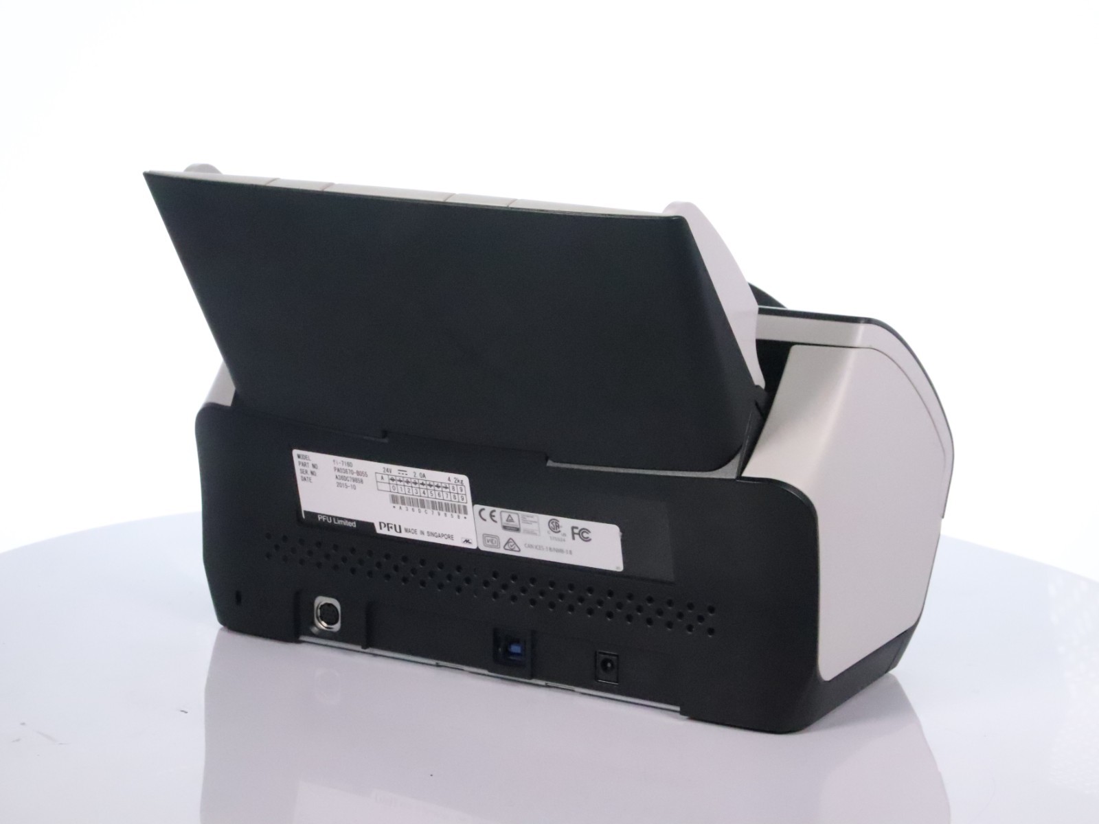 Fujitsu Fi-7160 Duplex Color Document Scanner PA03670-B055 NO AC Scans: 11K - Image 8