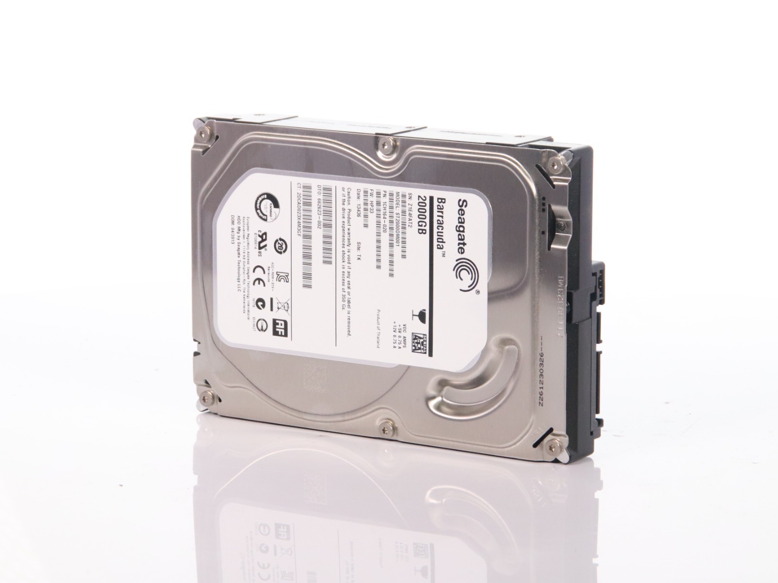 2TB Seagate Desktop HDD ST2000DM001 64Mb Cache 7200RPM SATA III 3.5" Hard Drive - Image 2