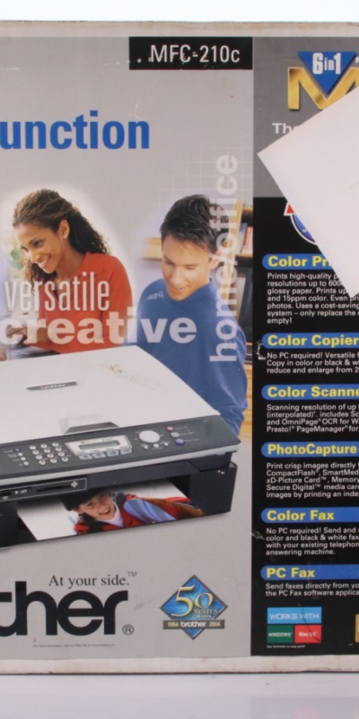 Brother All In One Multi Function Printer MFC-210c Print Copy Scan Fax - New
