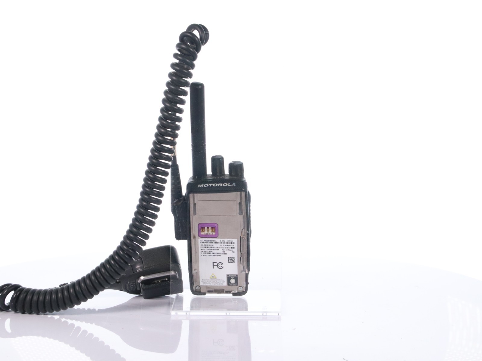 Lot of 2Motorola XPR 3500e UHF 16 Channel Radio AAH02RDH9VA1AN 2-Way w/ Handheld - Image 8