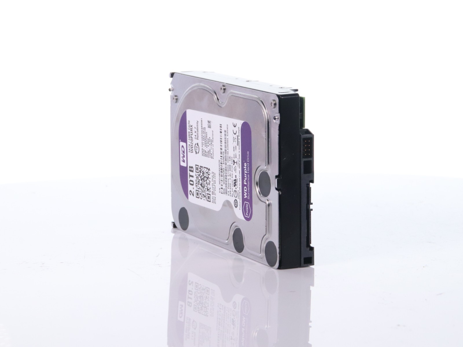 Western Digital Purple 2TB WD20PURX-64P6ZY0 3.5" 5400 RPM SATA 6Gb/s Hard Drive - Image 3