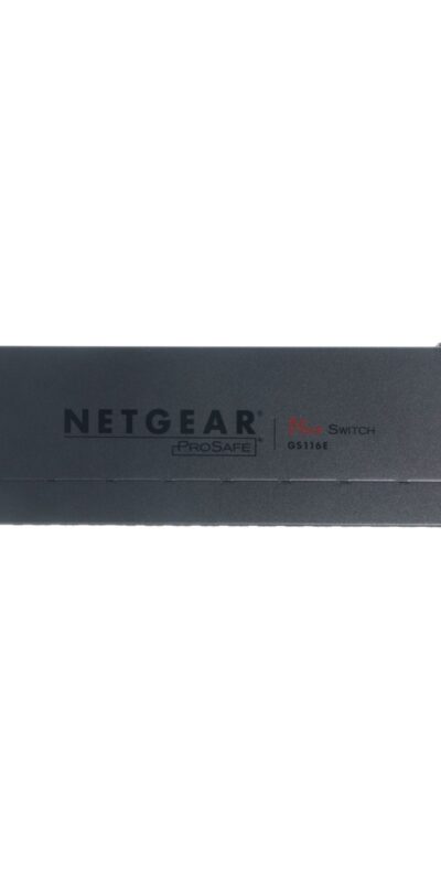 NETGEAR ProSafe Plus GS116E 16 Port Gigabit Ethernet Managed Switch