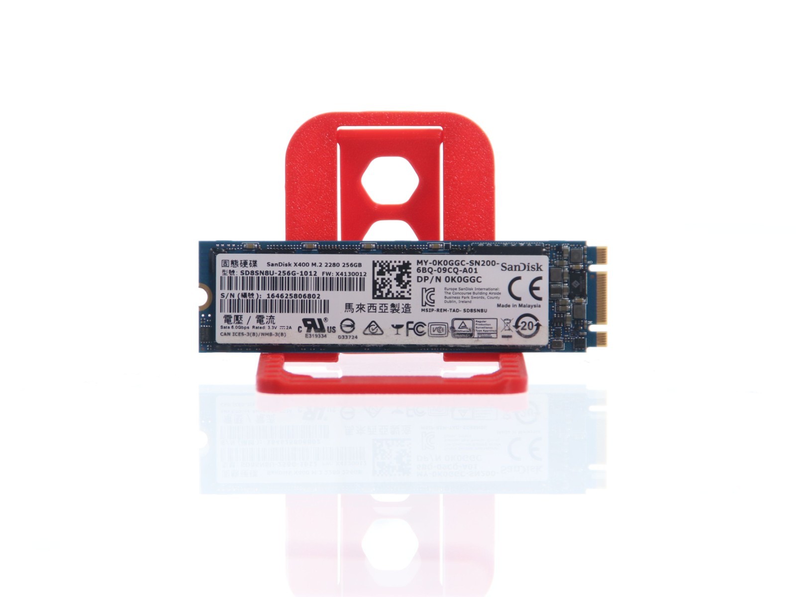 SanDisk SD8SN8U-256G-1012 256GB Internal SSD X400 M.2 2280 SATA III 6.0Gbps