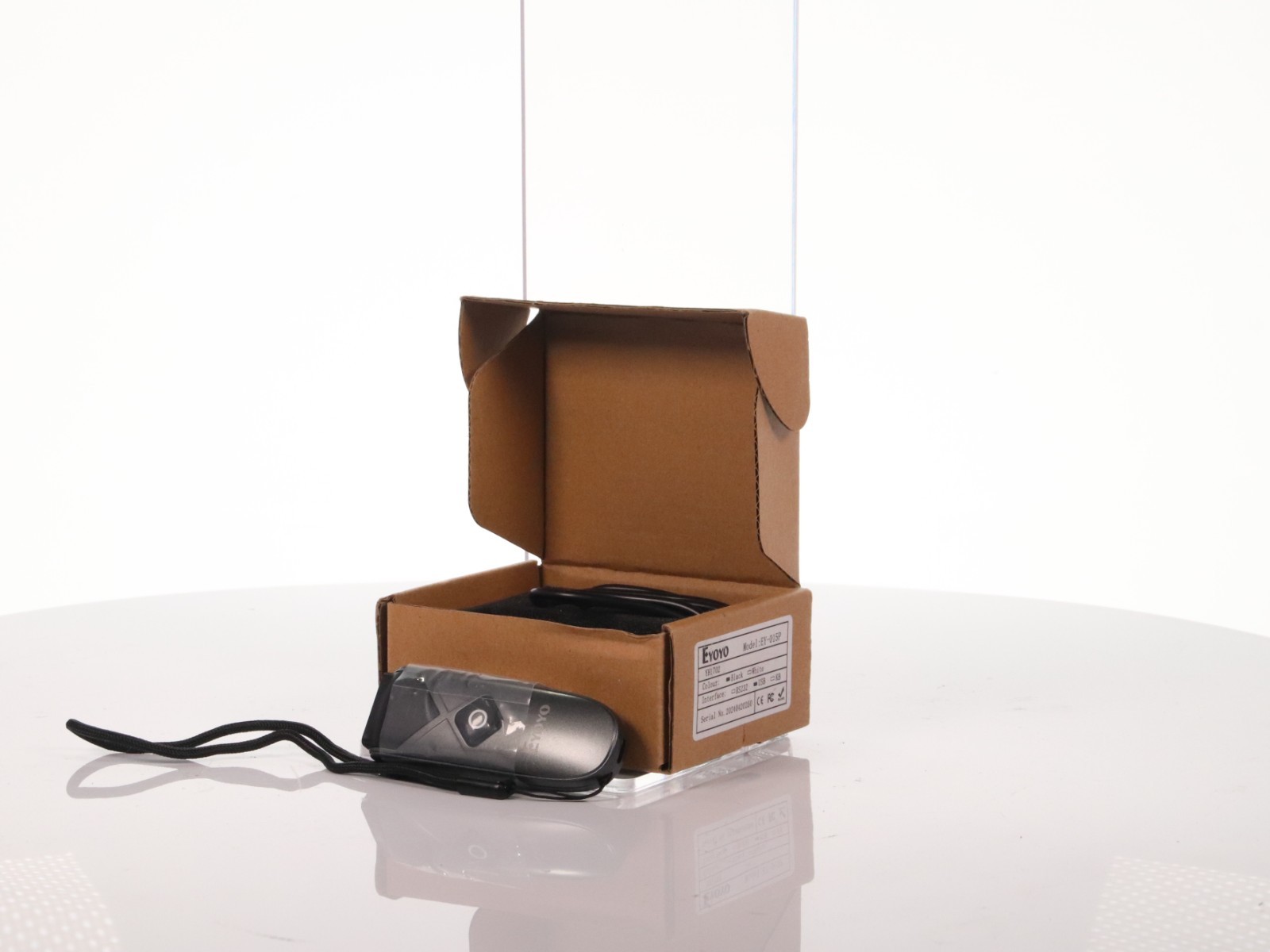 Eyoyo Bluetooth Barcode Scanner, Barcode Reader 1D 2D QR Barcode Scanner EY-015P - Image 2