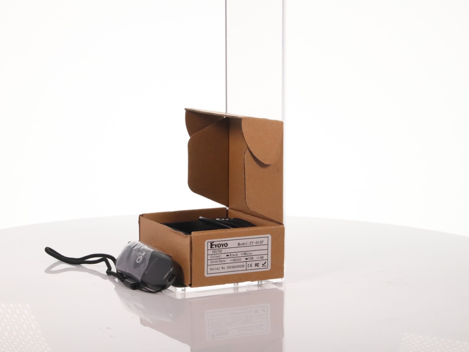 Eyoyo Bluetooth Barcode Scanner, Barcode Reader 1D 2D QR Barcode Scanner EY-015P - Image 3