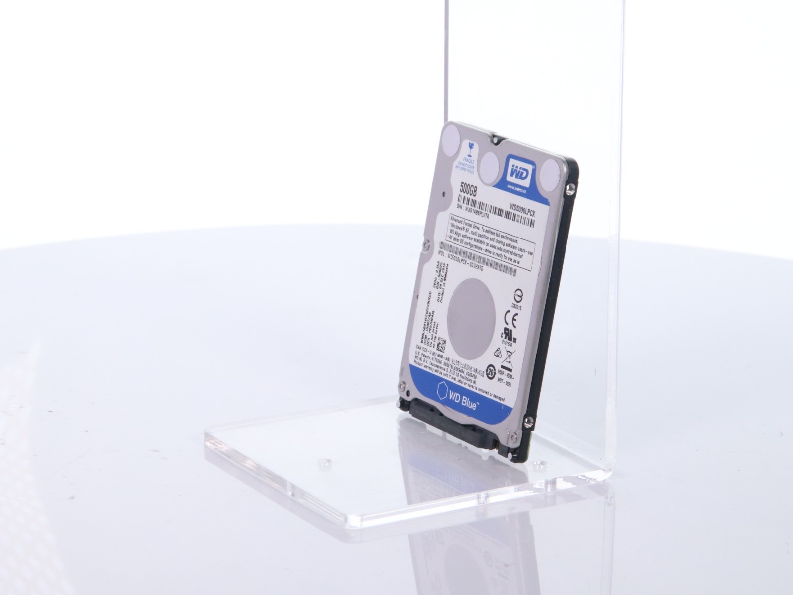 Lot of 2 Western Digital WD Blue 2.5" SATA 500GB Hard Drive 5400RPM WD5000LPCX - Image 3