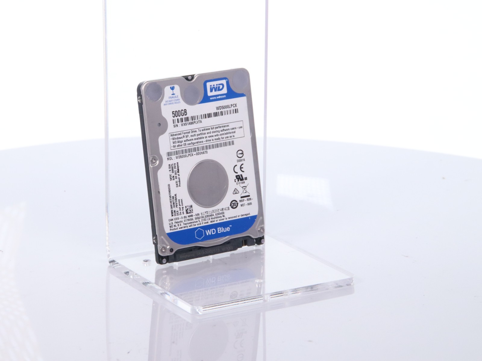 Lot of 2 Western Digital WD Blue 2.5" SATA 500GB Hard Drive 5400RPM WD5000LPCX - Image 12