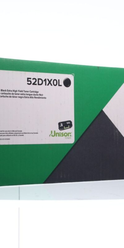 Genuine Lexmark 52D1X0L Black Genuine Extra High Yield Toner Cartridge Open Box