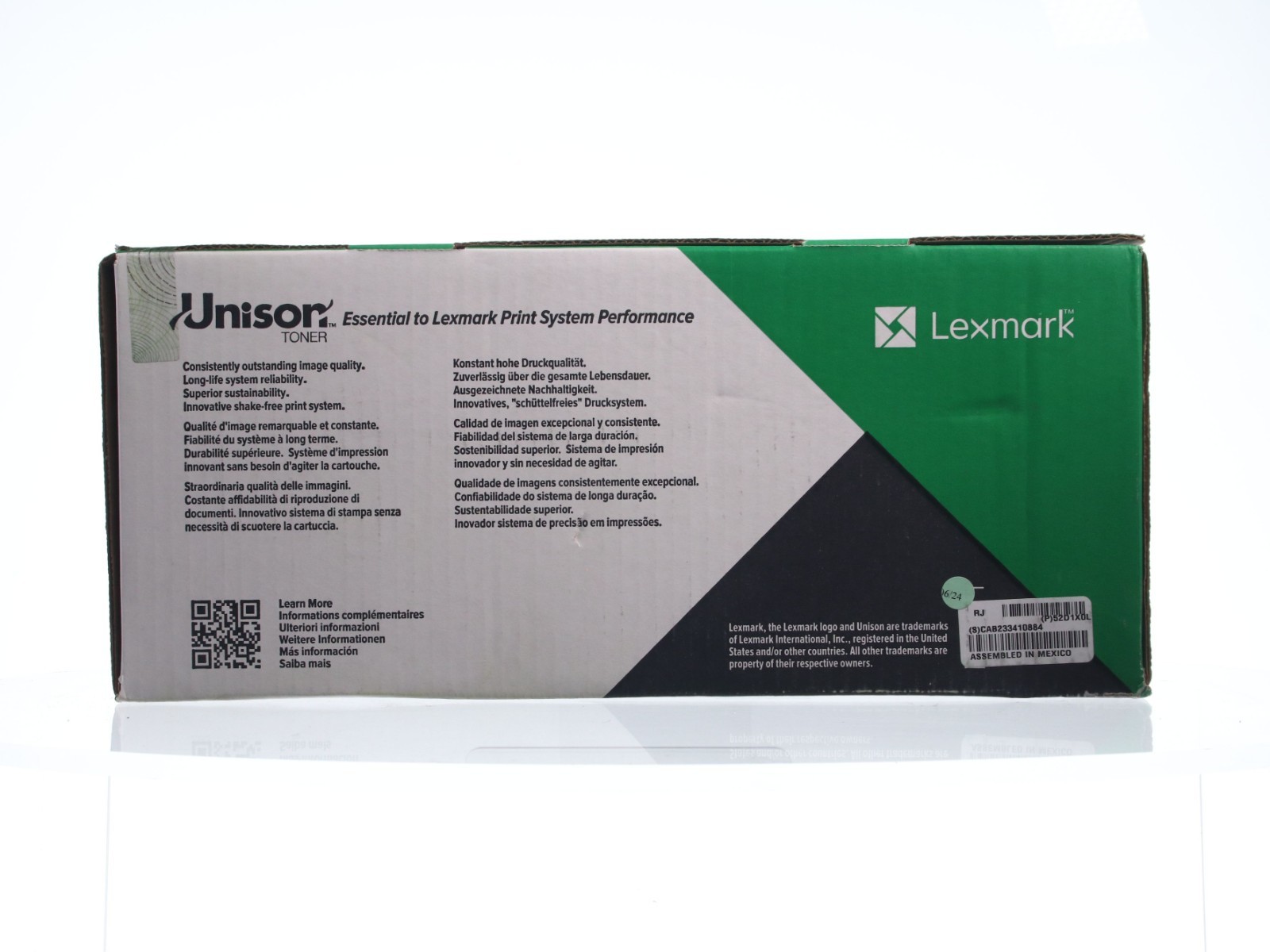 Genuine Lexmark 52D1X0L Black Genuine Extra High Yield Toner Cartridge Open Box - Image 2