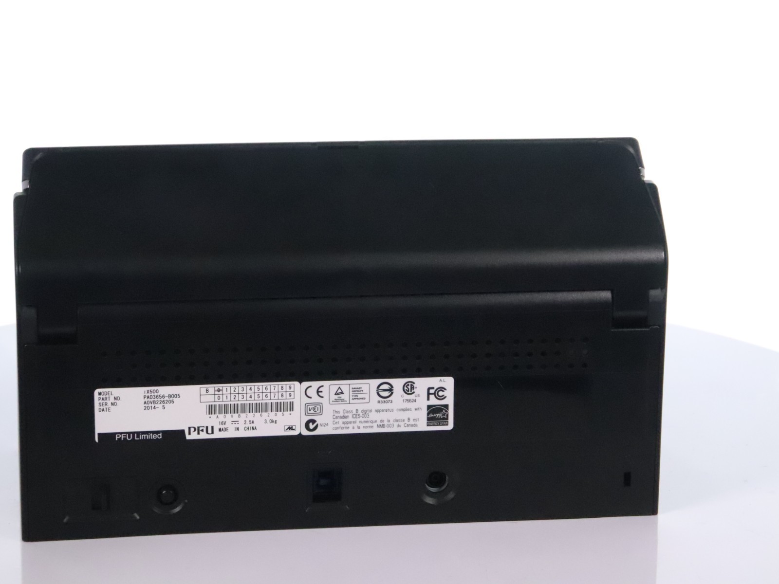 Fujitsu ScanSnap iX500 ScanSnap Document Scanner USB PA03656-B005 Black NO AC - Image 7