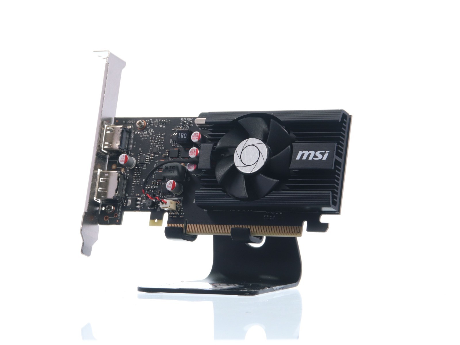 MSI NVIDIA GeForce GT 1030 2GD4 LP OC 2GB DDR4 PCI Express 3.0 x16 Graphics Card - Image 3