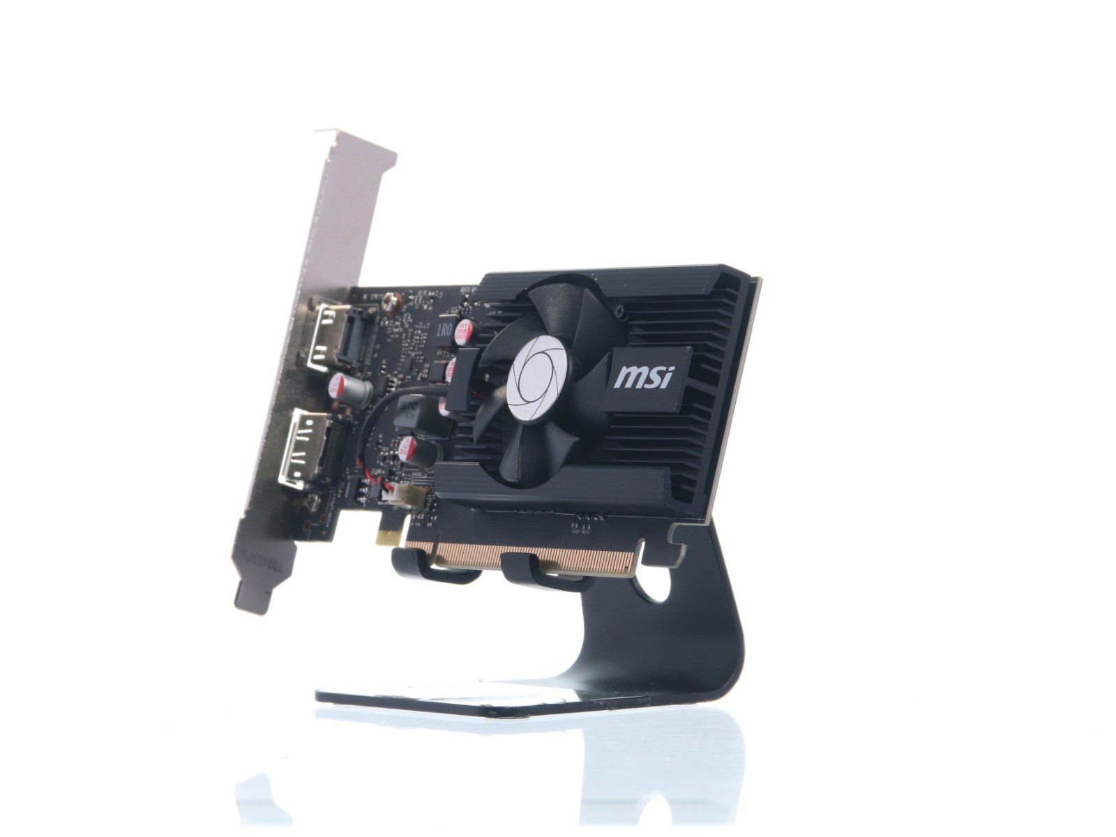 MSI NVIDIA GeForce GT 1030 2GD4 LP OC 2GB DDR4 PCI Express 3.0 x16 Graphics Card - Image 4