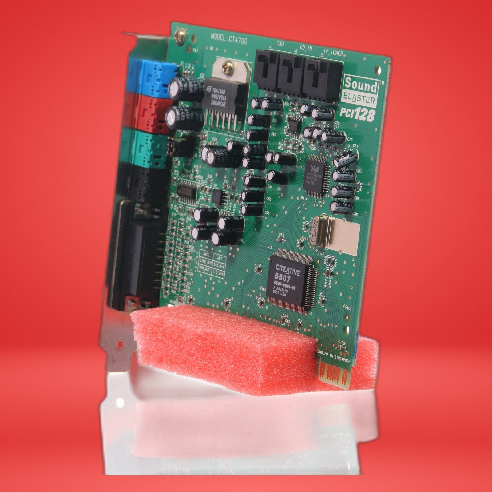 Creative Technology LTD Vintage Sound Blaster PCI128 CT4700 - Image 3