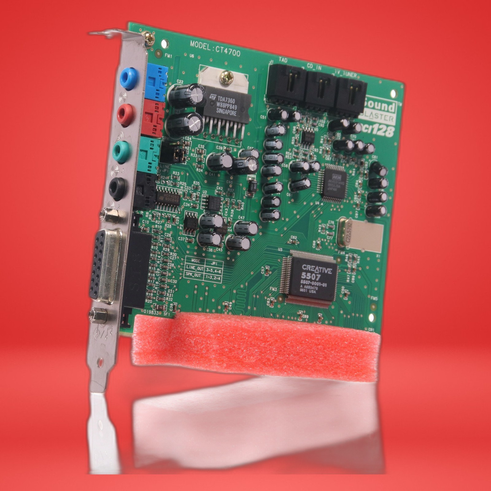 Creative Technology LTD Vintage Sound Blaster PCI128 CT4700 - Image 12
