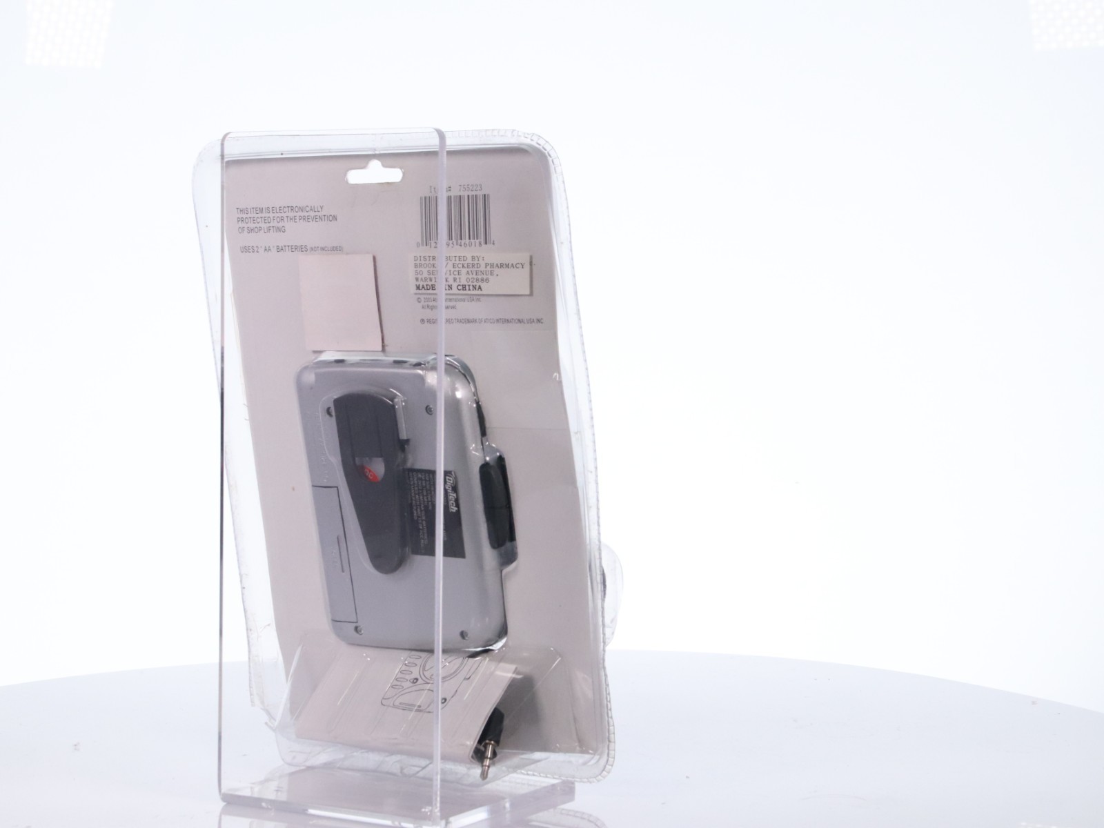 DigiTech AM/FM Silver Radio Stereo Cassette Player, Headphone Jack, 755223 - Image 8