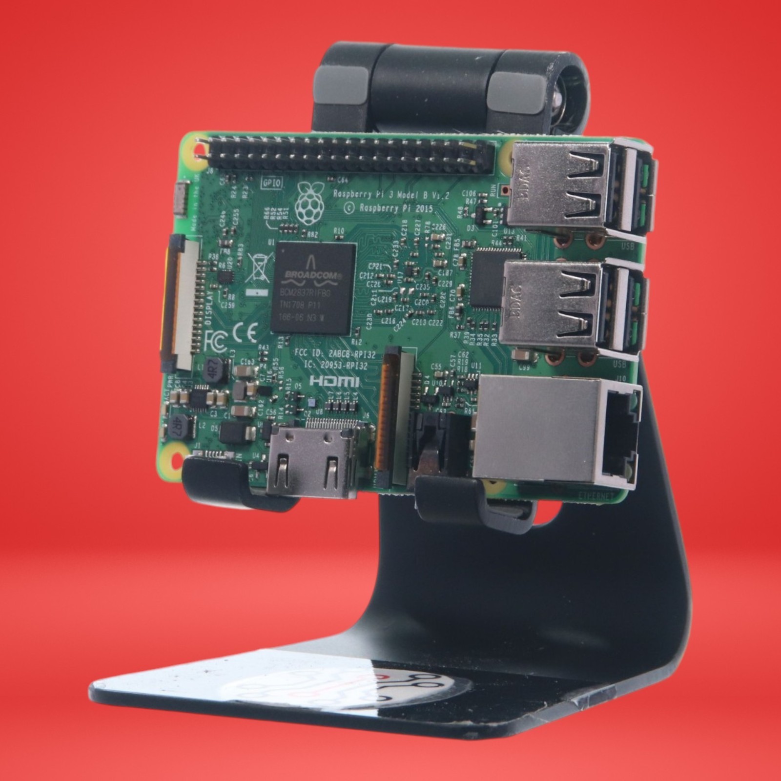 Raspberry Pi 3 Model B Quad Core 1.2ghz 64bit CPU 1gb RAM WiFi & Bluetooth 4.1 - Image 2