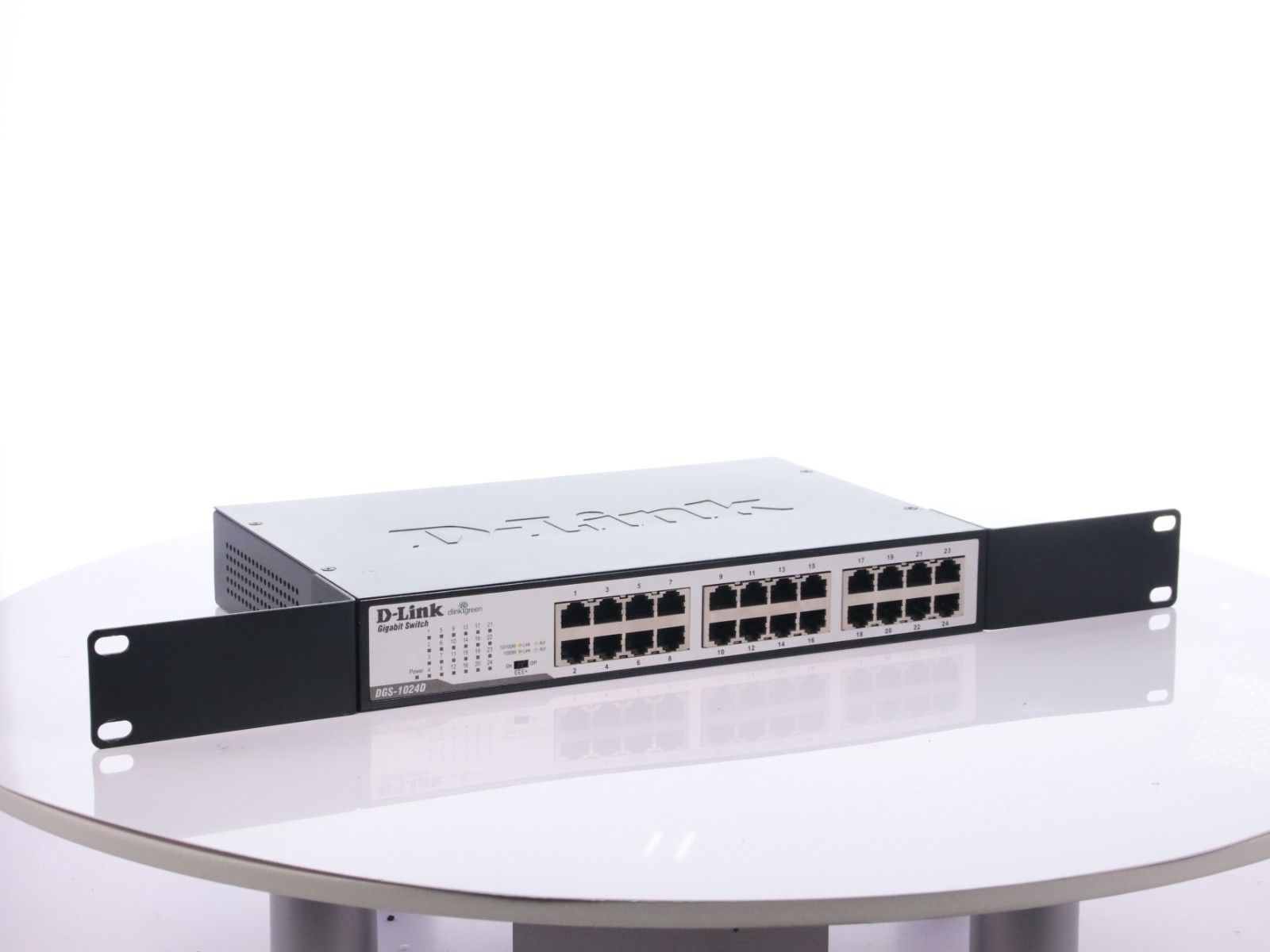 D-Link DGS-1024D 24-Port Gigabit Ethernet Switch w/ Rack Mounts No AC - Image 12