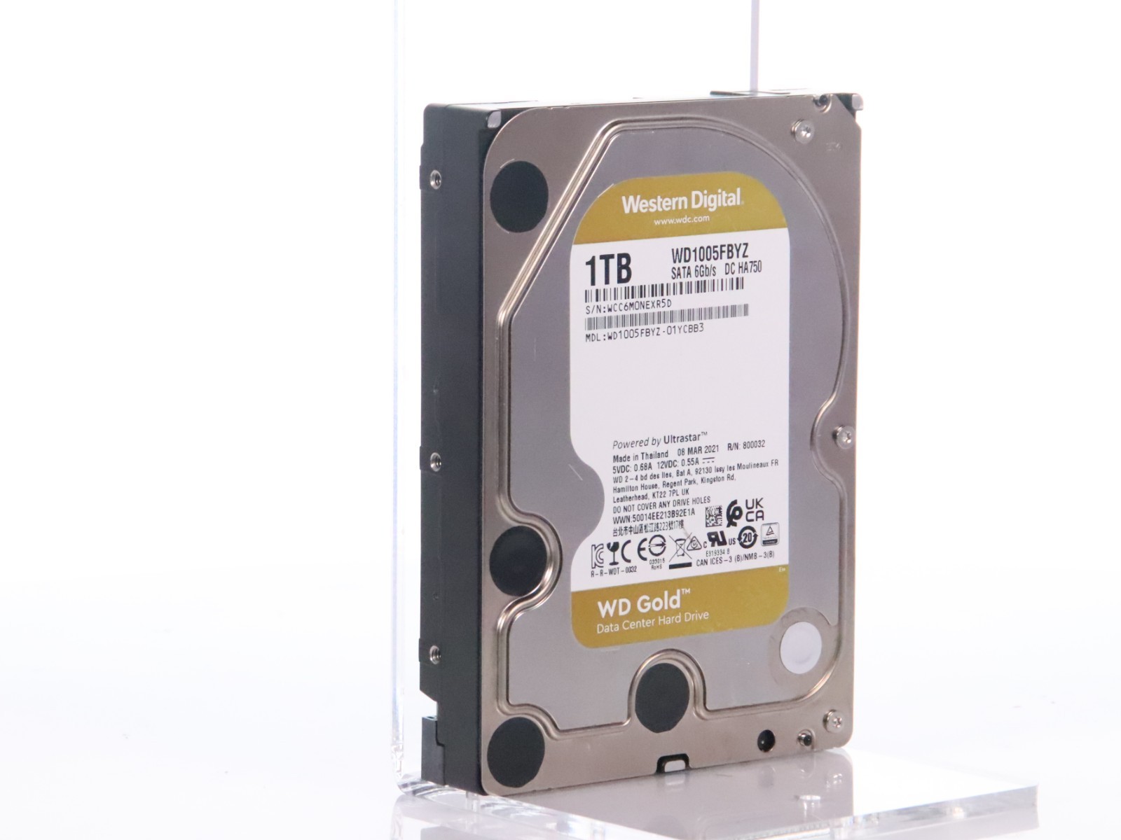 Western Digital Gold WD1005FBYZ 1 TB HDD 7200 RPM 3.5" Hard Drive - Image 12