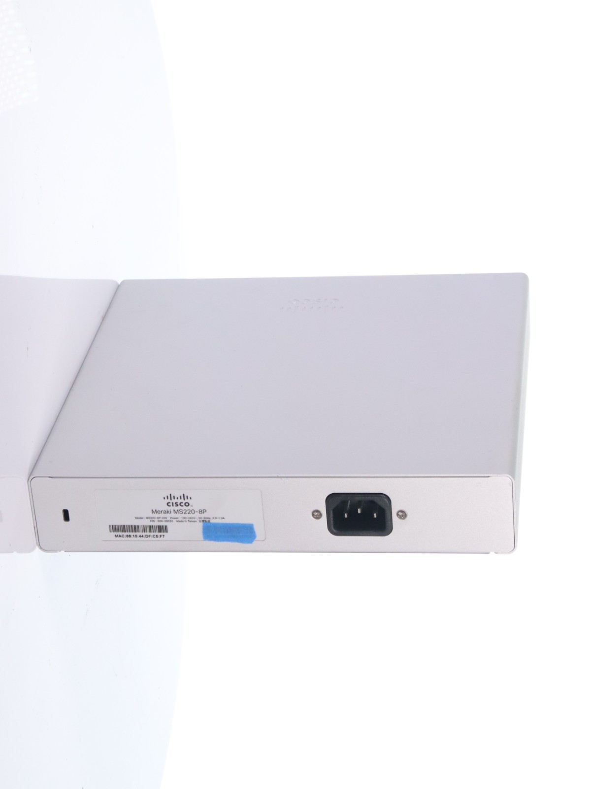Cisco Meraki MS120-8LP-HW PoE+ Gigabit Ethernet Switch w/ AC Adapter - Image 5
