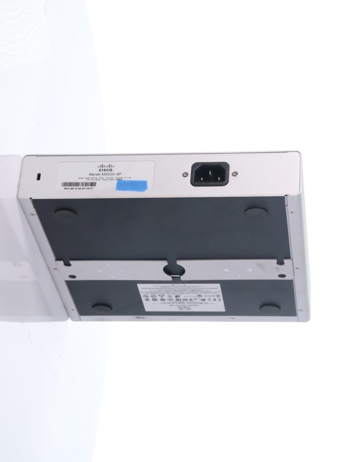 Cisco Meraki MS120-8LP-HW PoE+ Gigabit Ethernet Switch w/ AC Adapter - Image 6