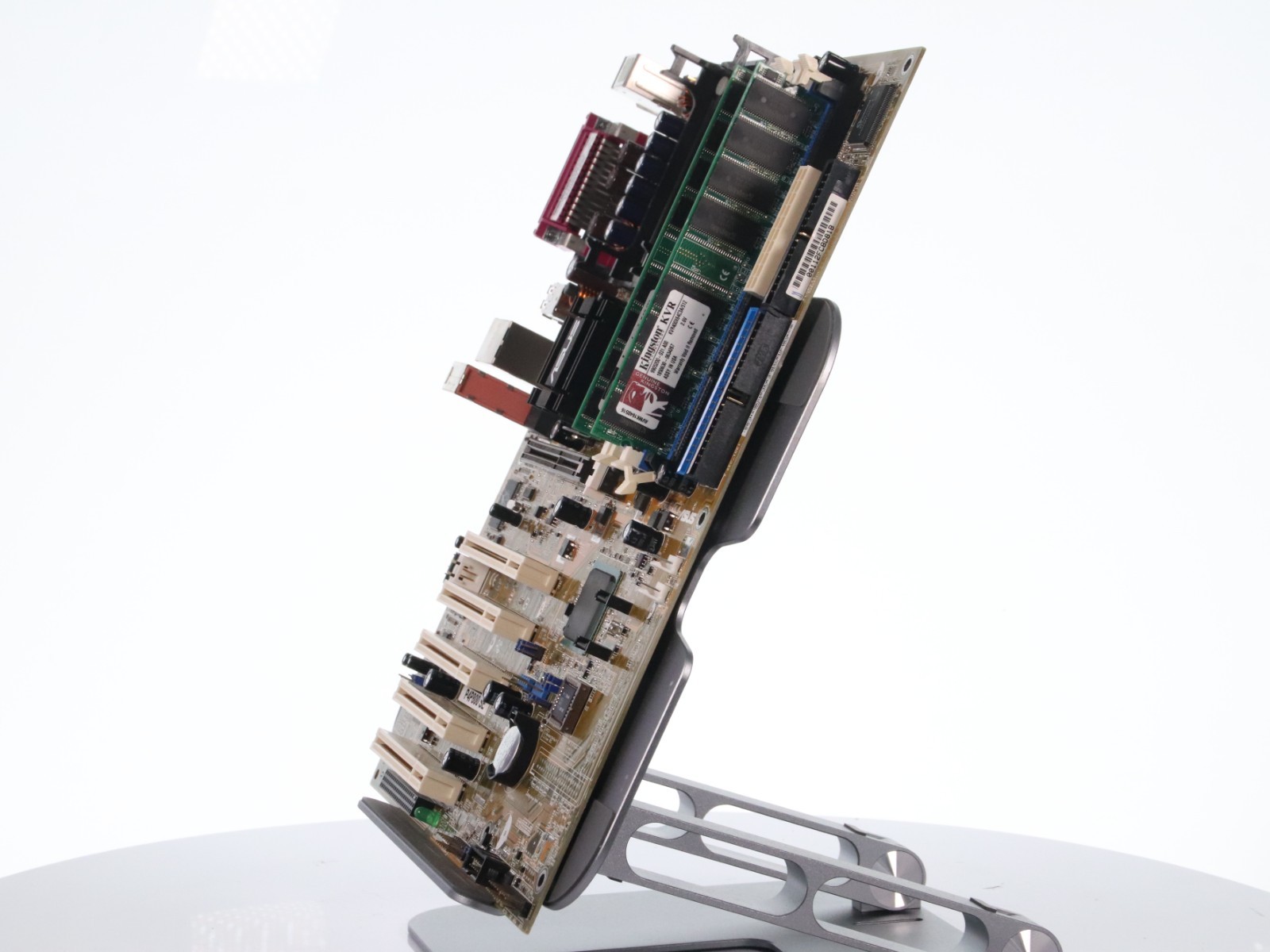 Vintage Asus P4P800-SE Motherboard w/ CPU Cooler,Intel 3 Pentium 4, 2x 512MB RAM - Image 3