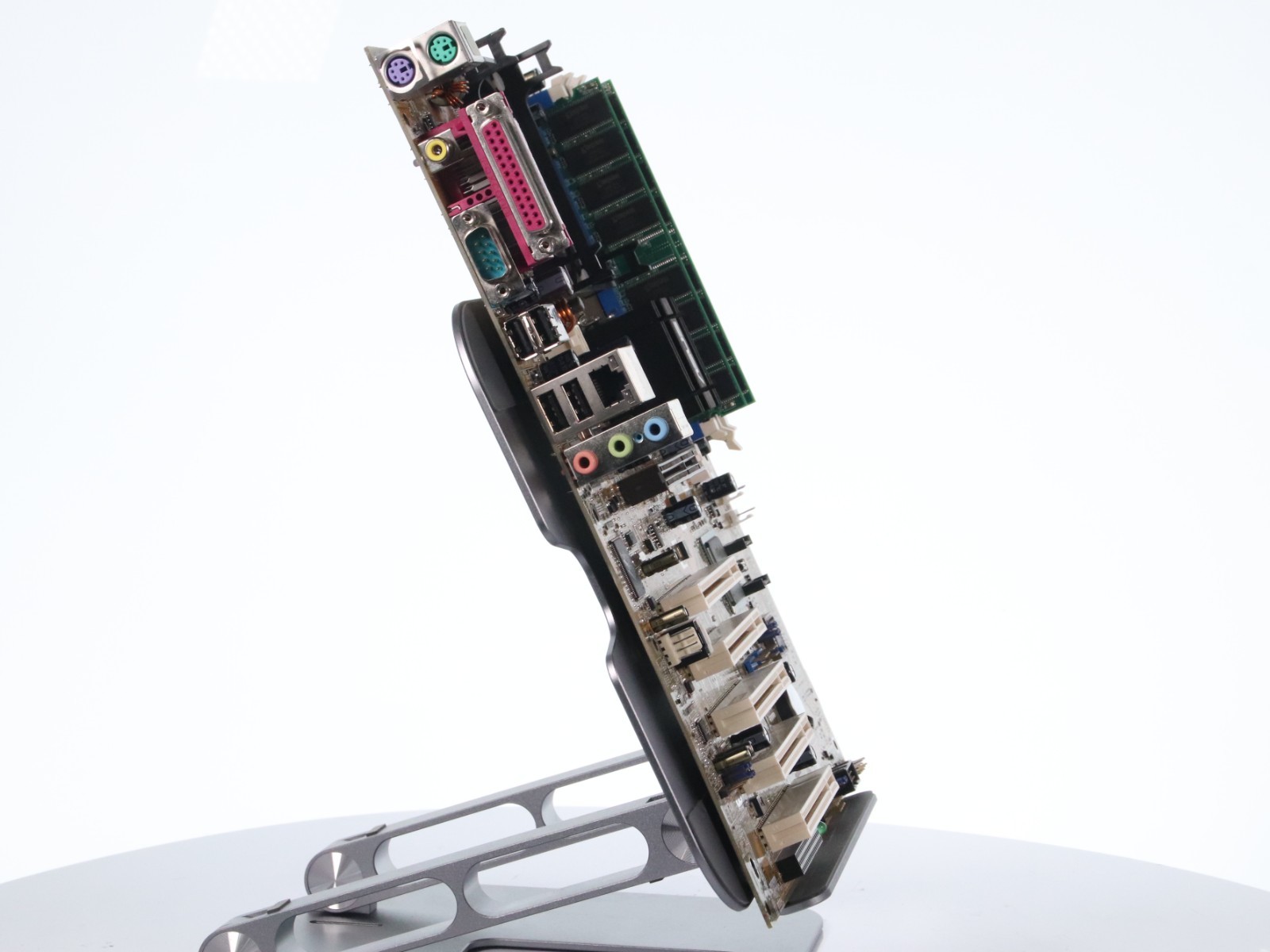 Vintage Asus P4P800-SE Motherboard w/ CPU Cooler,Intel 3 Pentium 4, 2x 512MB RAM - Image 10