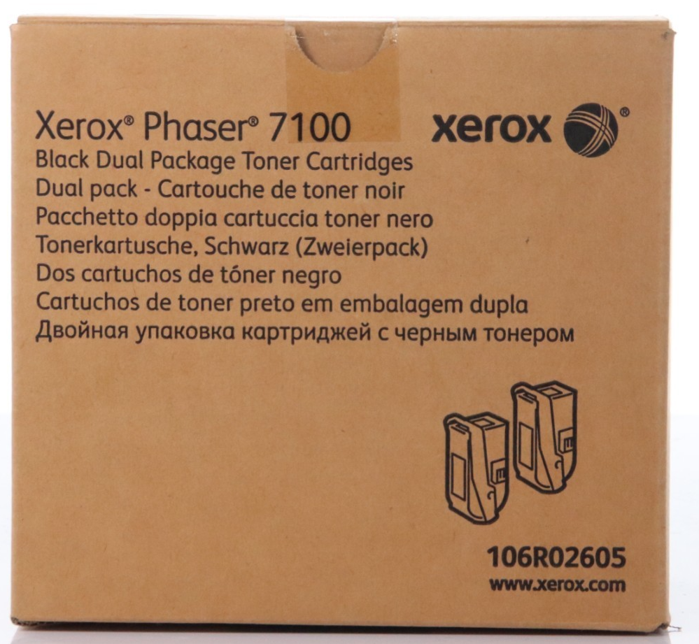 Xerox 106R02605 Black Dual Package Toner