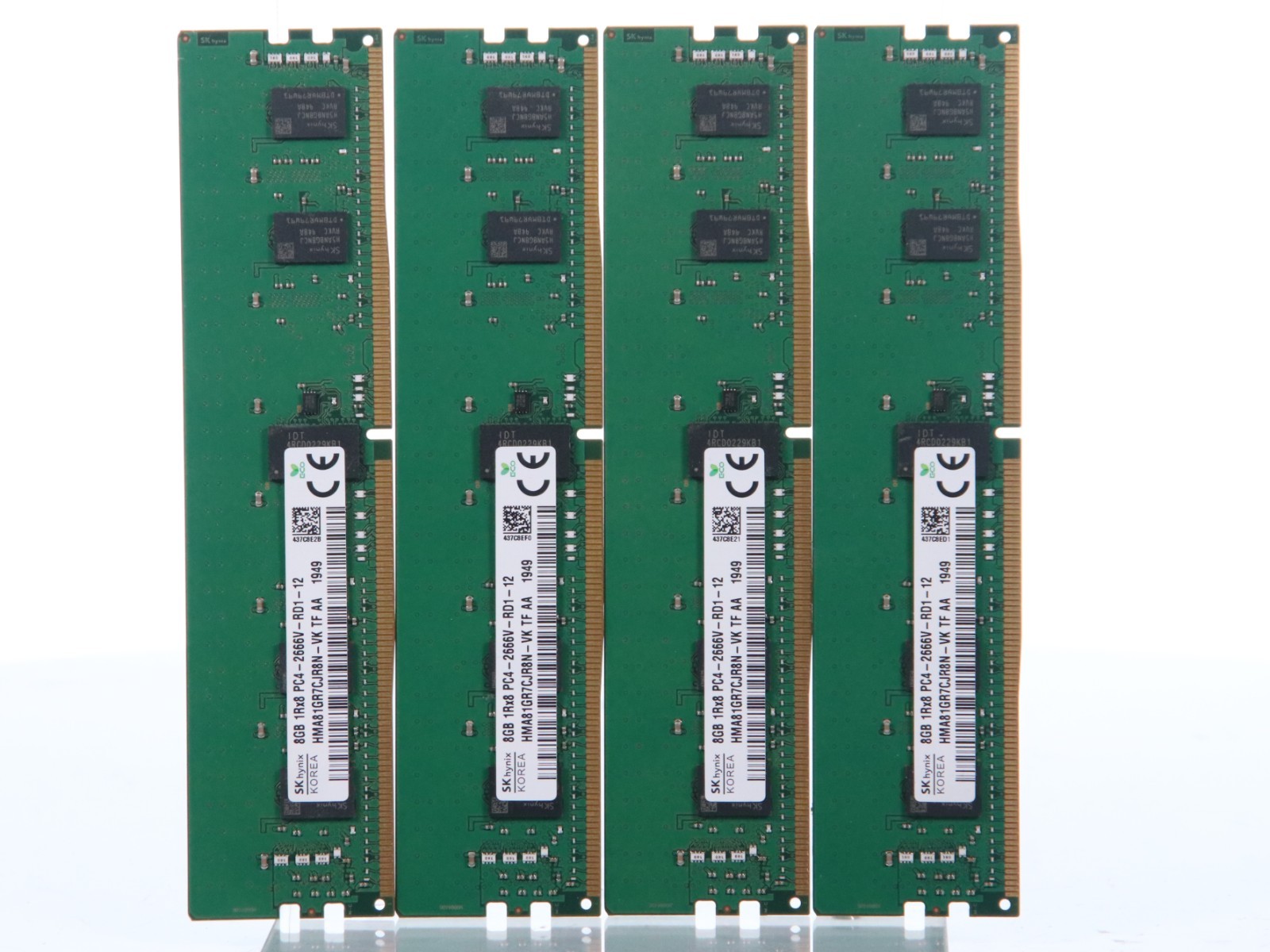 Lot of 4 SK Hynix 8GB 1Rx8 PC4-2666V-RD1-12 ECC Server Memory HMA81GR7CJR8N-VK - Image 13