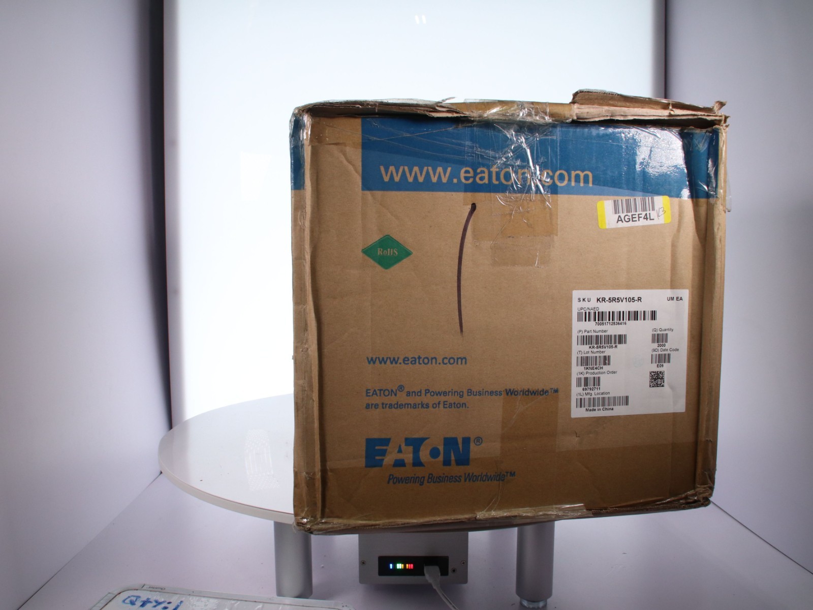 Elko Eaton KR-5R5V105-R SuperCap 1F 5.5V Coin Capacitor Standing QTY: 2000 - Image 10
