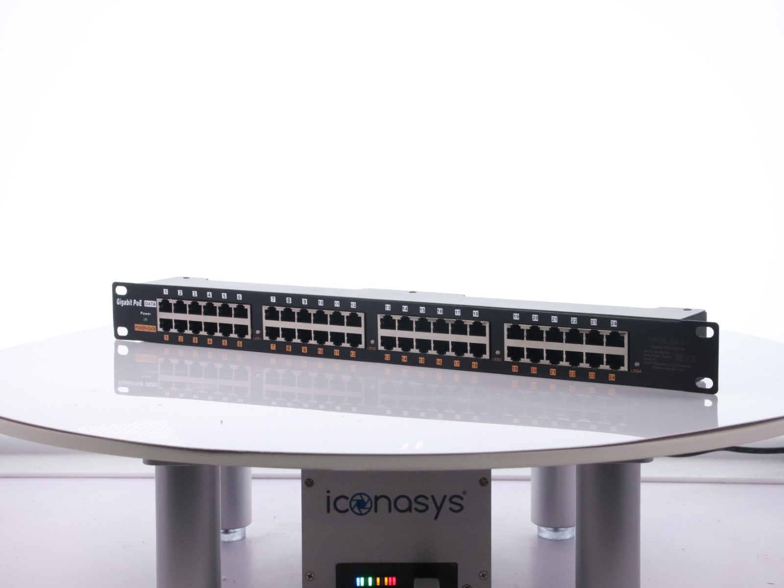 PoE Texas GPOE-24B-48V240W 24-Port Gigabit Midspan Injector w/ Power Supply - Image 2