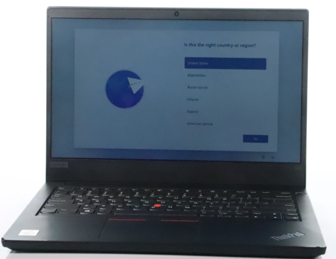 Lenovo ThinkPad E14 Intel Core i5-10210U 1.6GHz 8GB RAM 256GB SSD W11P No AC