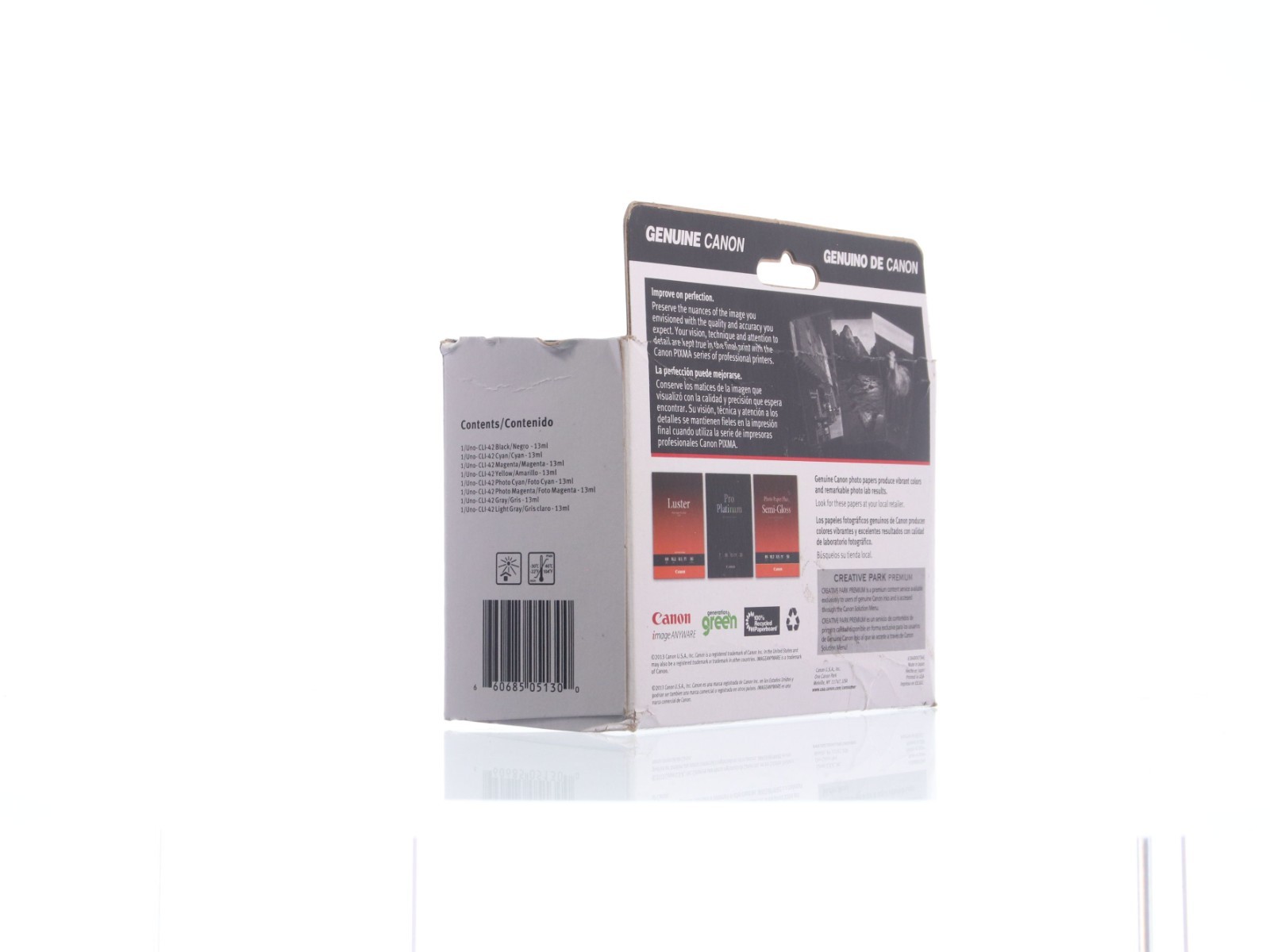 Genuine Canon CLI-42 (8 Colors BK, GY, LGY, C, PC, M, PM, Y) for PIXMA Pro-100 - Image 5